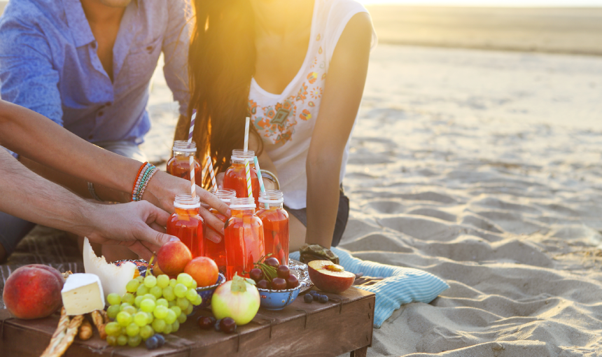 SNACKS SAUDÁVEIS PARA A PRAIA