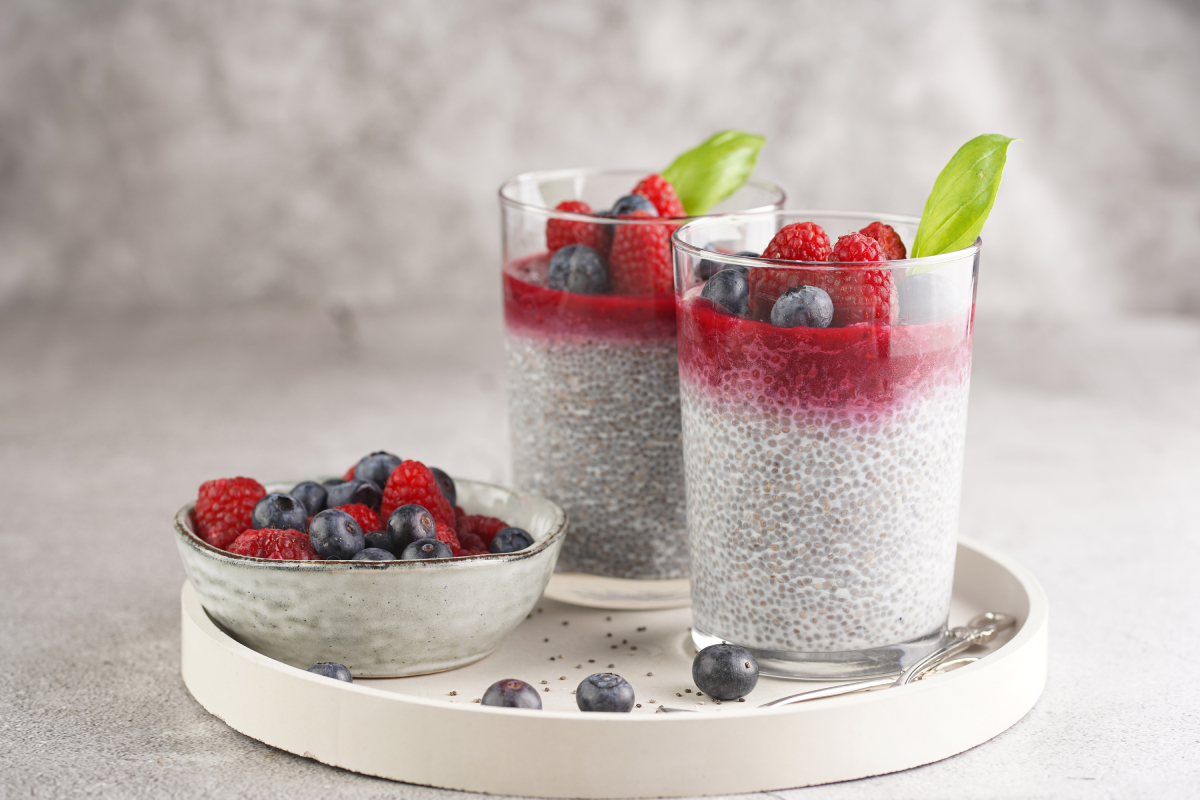 Dietmed - PANNA COTTA CON SEMI DI CHIA