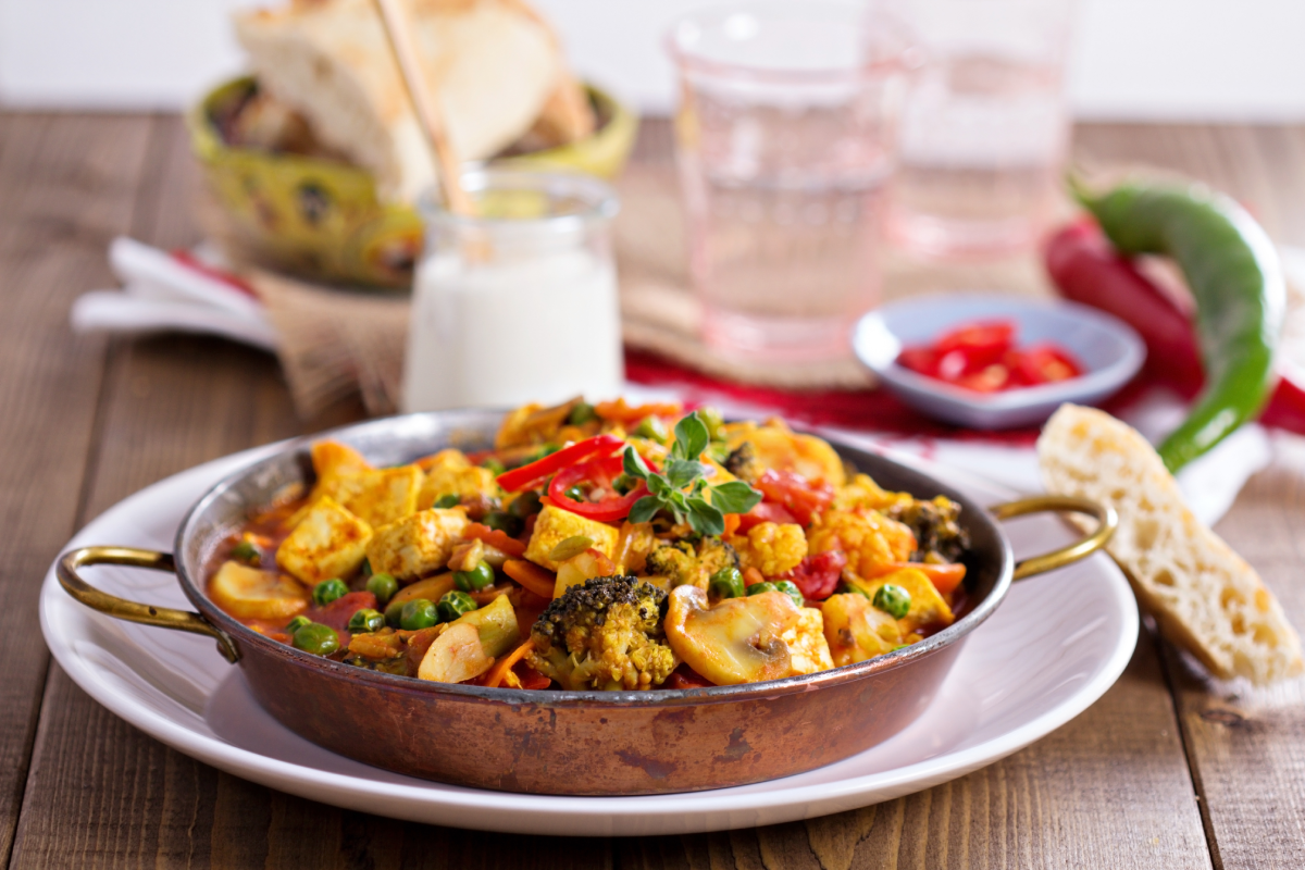 Dietmed - Caril de Tofu e Cogumelos