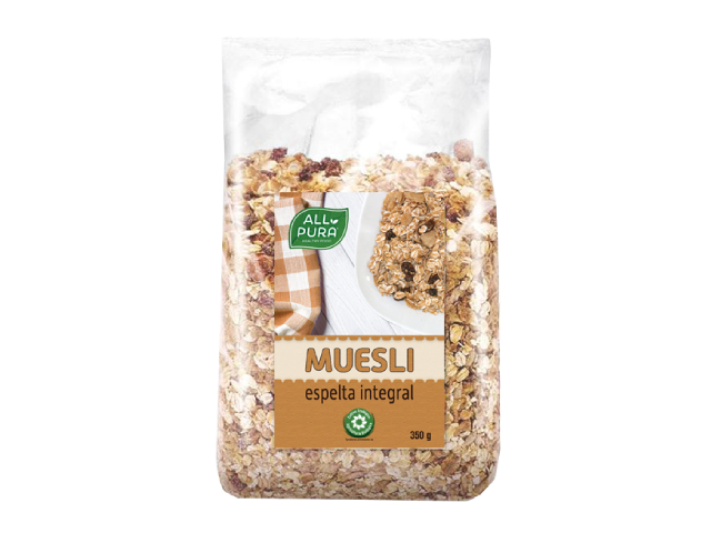 ALLPURA MUESLI DE ESPELTA INTEGRAL | 350g